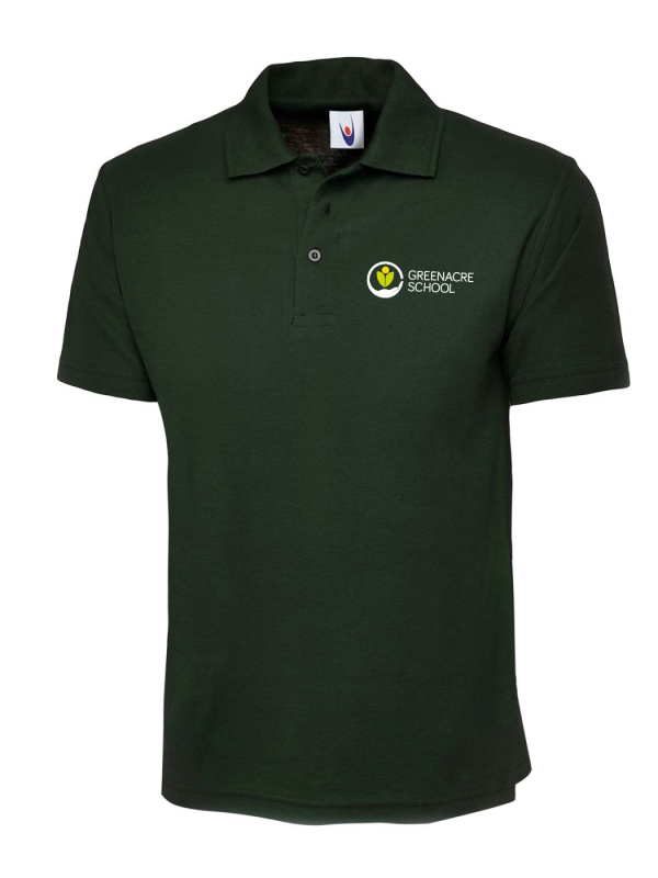 Greenacres School Green Polo Shirt